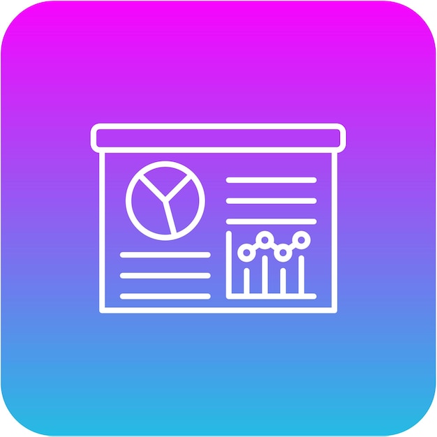 Ícono de visualización de datos