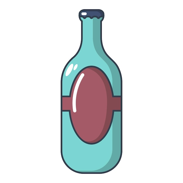 Icono de vodka ilustración de dibujos animados de icono de vector de vodka para web