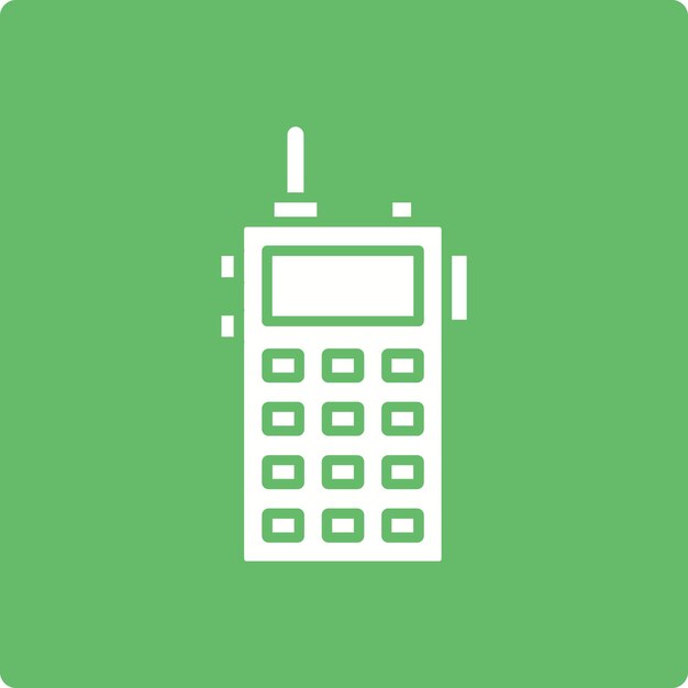 El icono del walkie-talkie