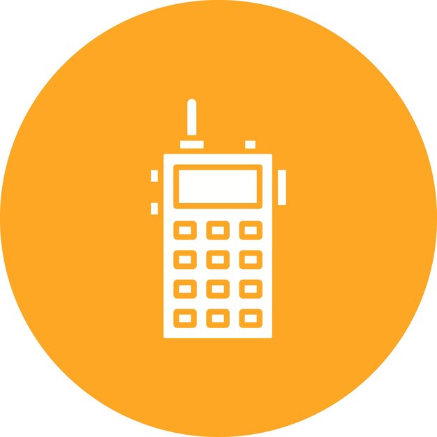 El icono del walkie-talkie