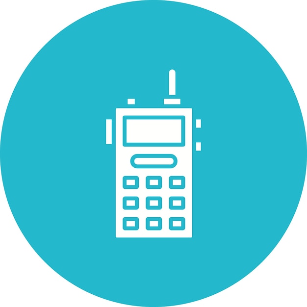 El icono del walkie-talkie
