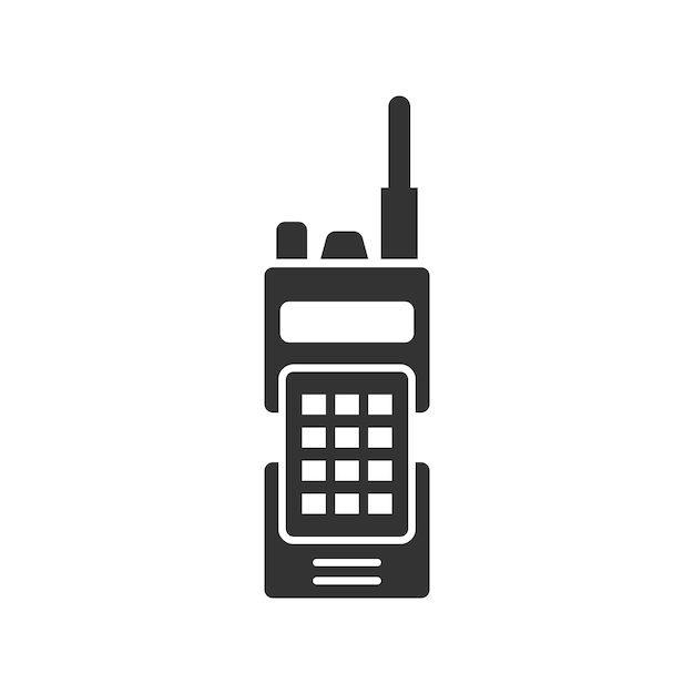 El icono del walkie-talkie