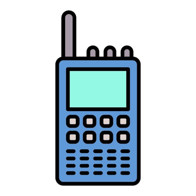 El icono del walkie-talkie