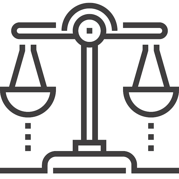 icono web de línea plana de decisión