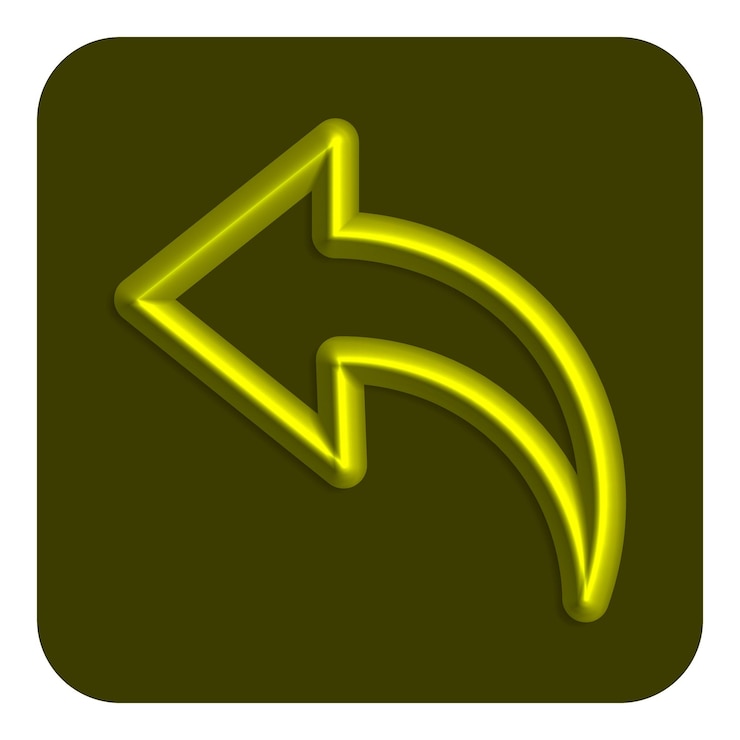 Vector icono web de neón de línea 3d