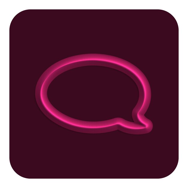 Icono Web de neón de línea