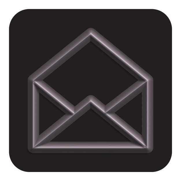Icono Web de neón de línea