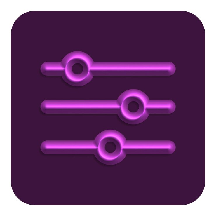 Vector icono web de neón de línea