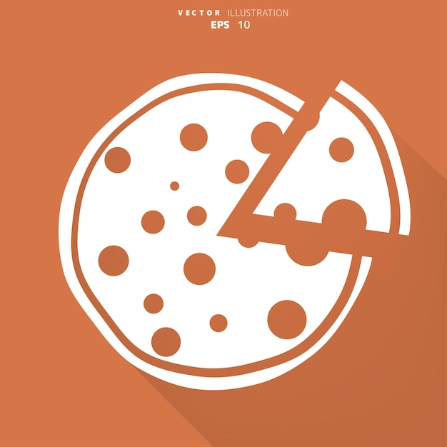 El icono de la web de la pizza