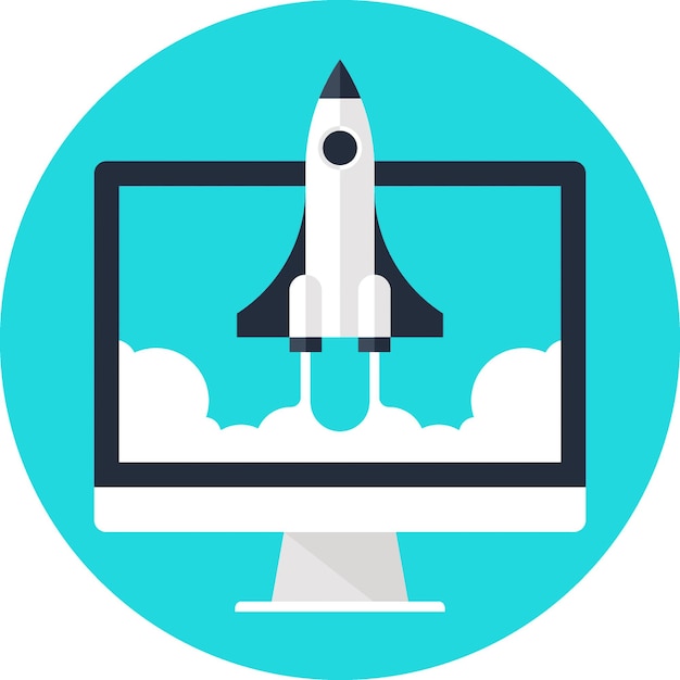 Icono de la web de vector plano de inicio
