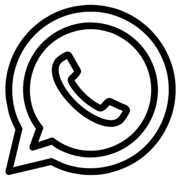 Vector el icono de whatsapp