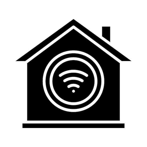 Icono de Wi-Fi en el hogar