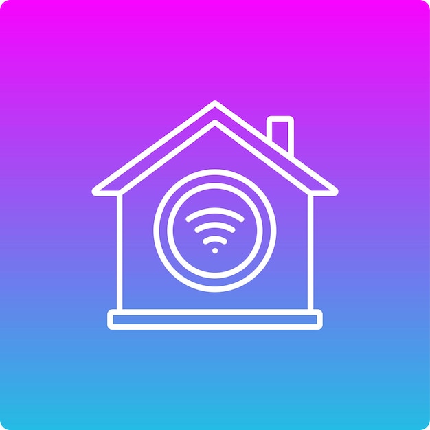 Icono de Wi-Fi en el hogar