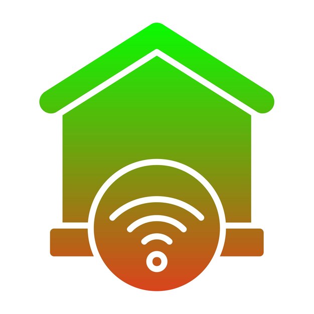 Icono de Wi-Fi en el hogar