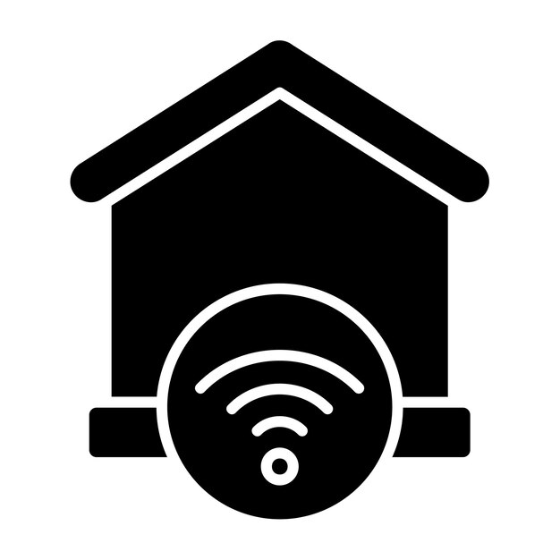 Icono de Wi-Fi en el hogar