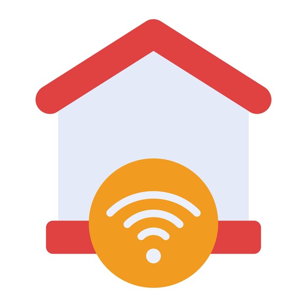 Icono de Wi-Fi en el hogar
