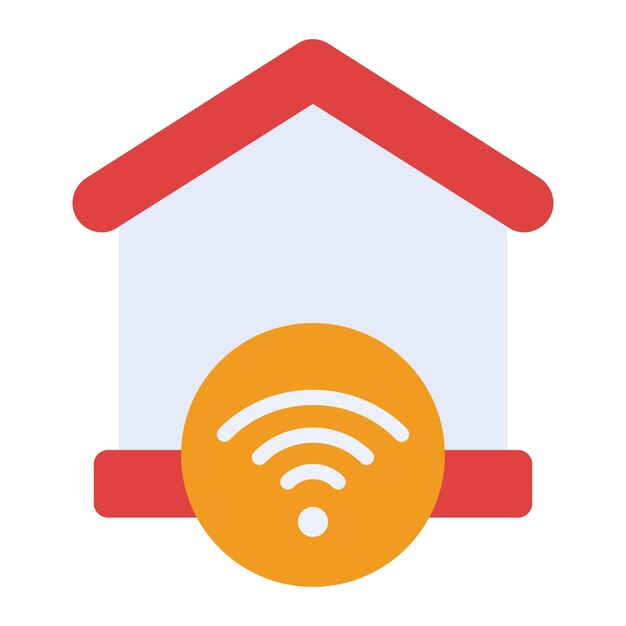 Icono de Wi-Fi en el hogar