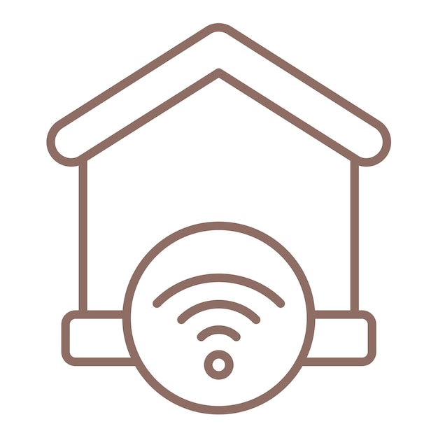 Icono de Wi-Fi en el hogar