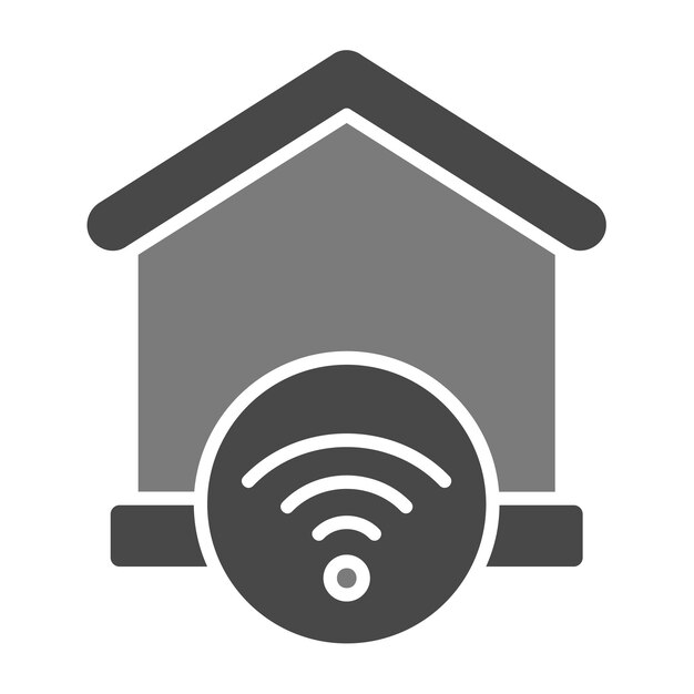 Icono de Wi-Fi en el hogar