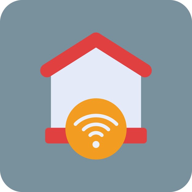 Icono de Wi-Fi en el hogar