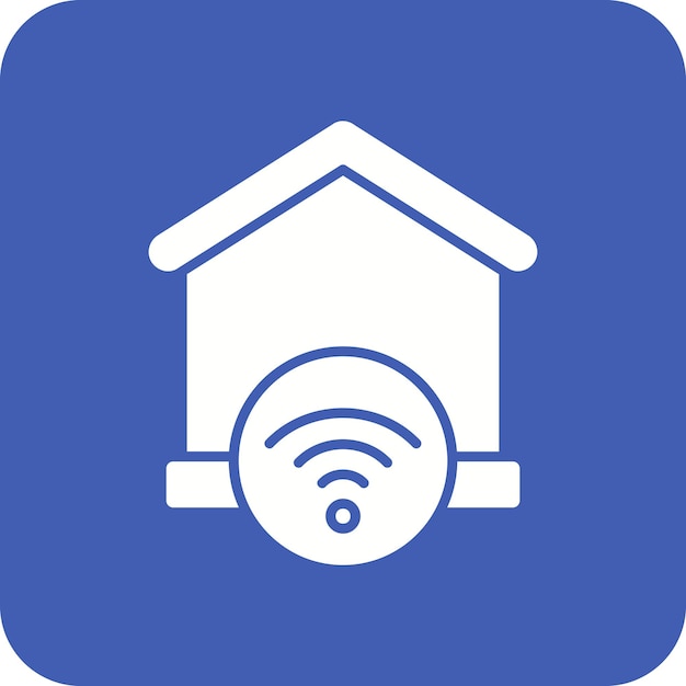 Icono de Wi-Fi en el hogar
