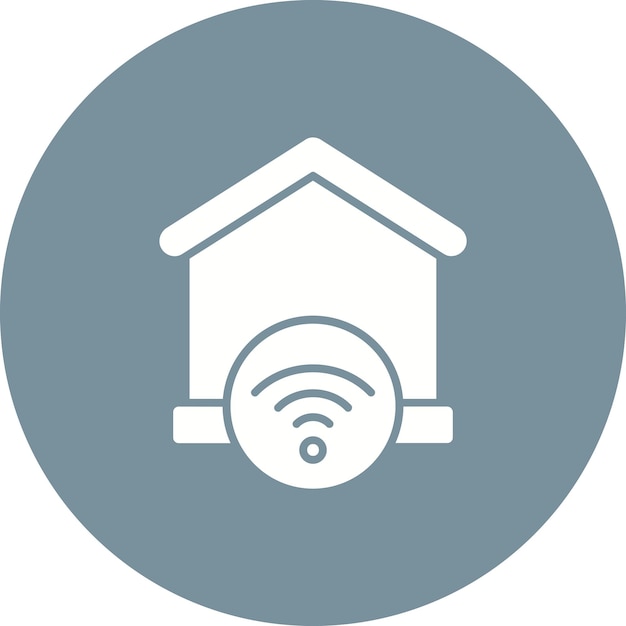 Icono de Wi-Fi en el hogar