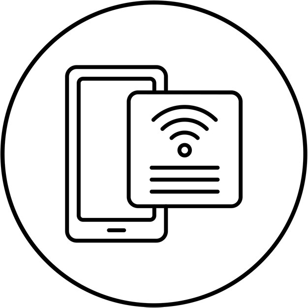 El icono de Wi-Fi
