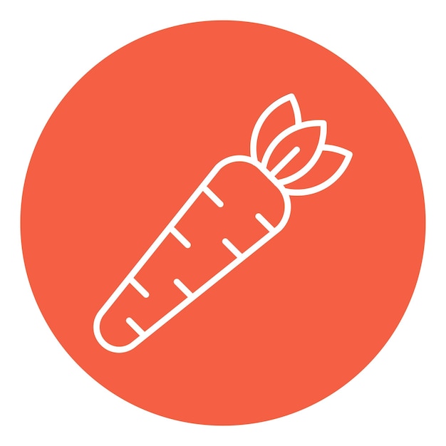 El icono de las zanahorias