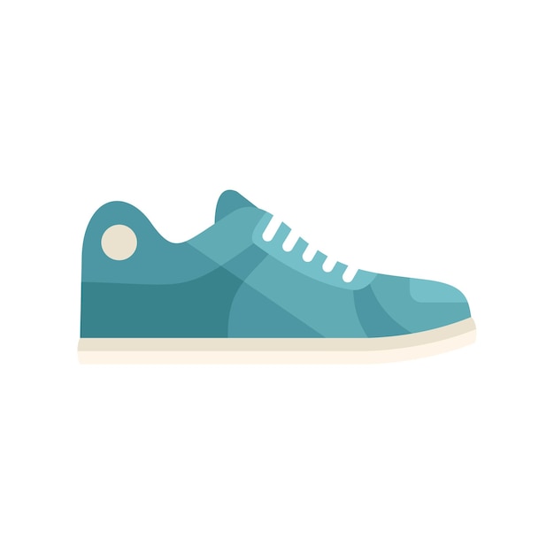Icono de zapatilla hipster vector plano Zapato deportivo Ejecutar moda aislada