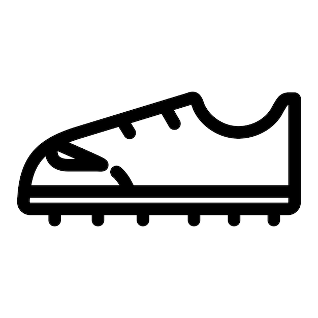 icono de zapato de fútbol sobre fondo transparente