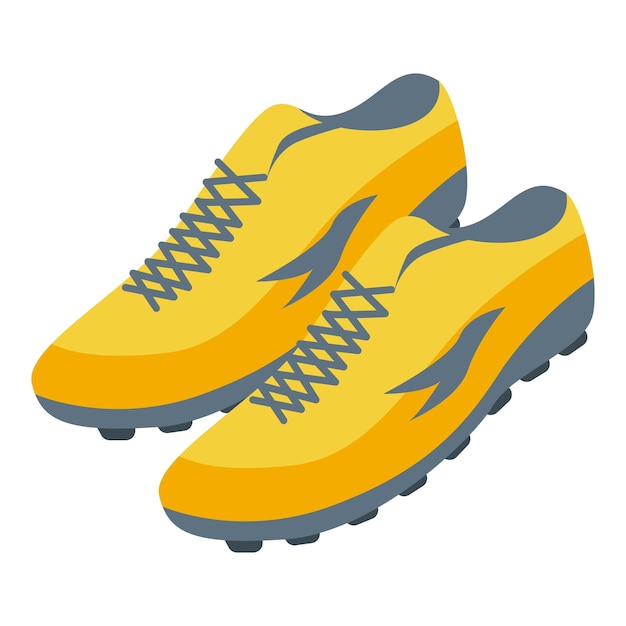 Icono de zapatos de árbitro vector isométrico Deporte hombre Reglas de persona