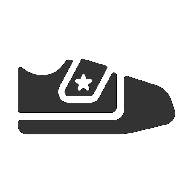 Vector el icono de los zapatos para bebés