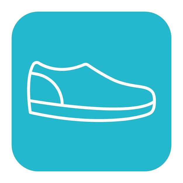 El icono de los zapatos casuales