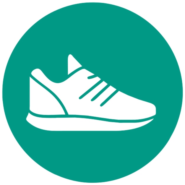 el icono de los zapatos de correr