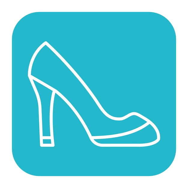 Icono de los zapatos para mujeres