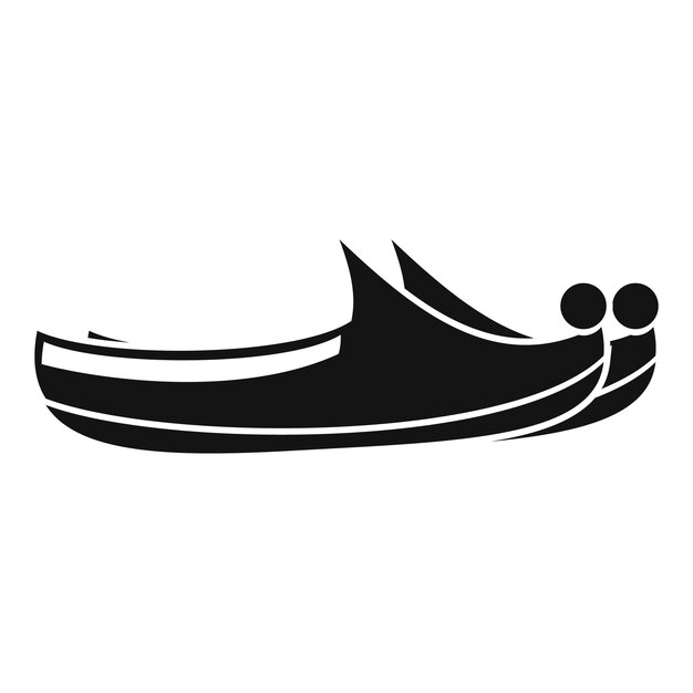 Vector icono de zapatos turcos ilustración sencilla del icono vectorial de zapatos turcos para la web