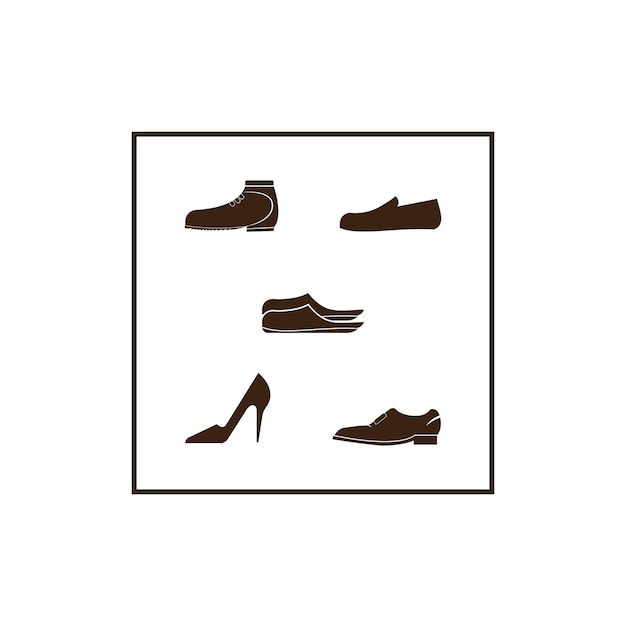 Vector icono de zapatos