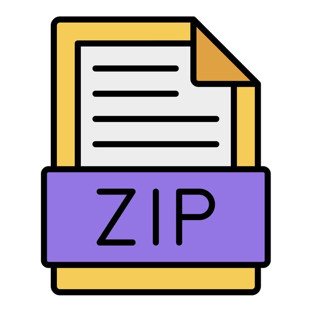 El icono de Zip
