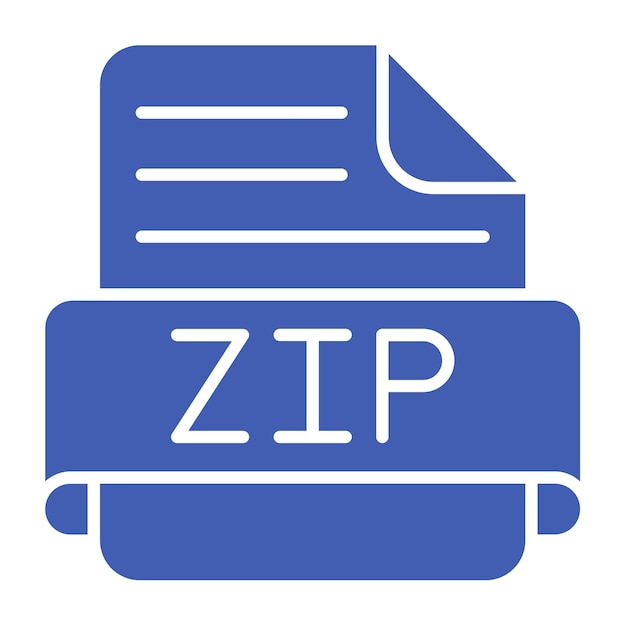 El icono de Zip