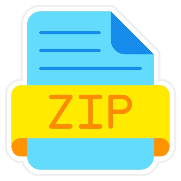 El icono de Zip