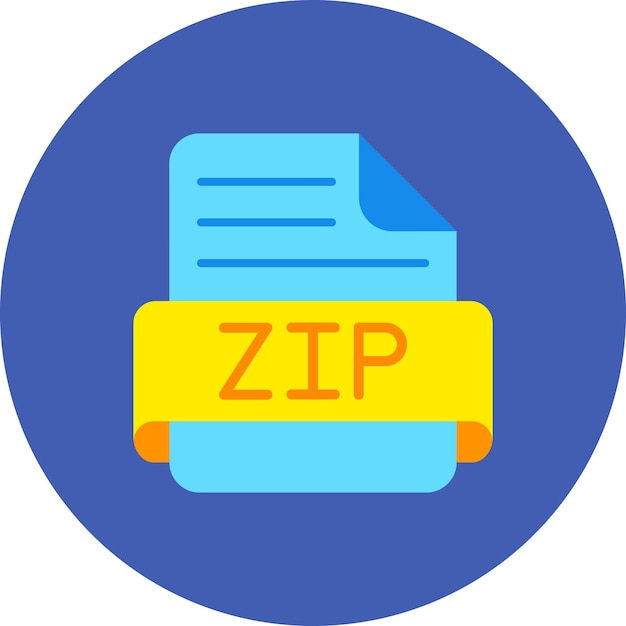El icono de Zip