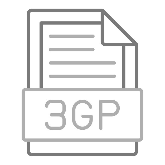 Iconos de 3gp
