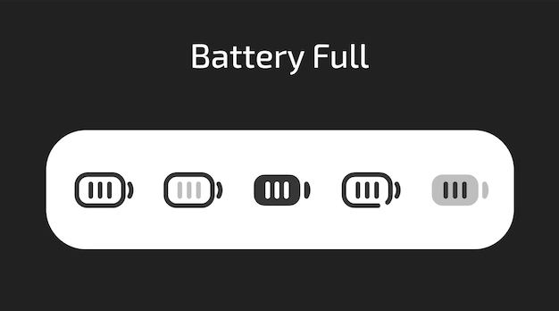 iconos en 5 estilos diferentes como vector