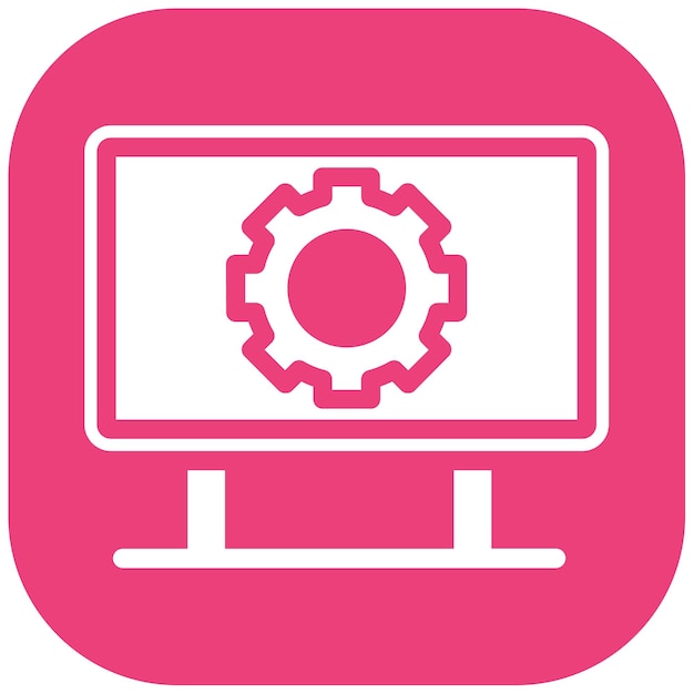 Iconos de ajustes de la computadora