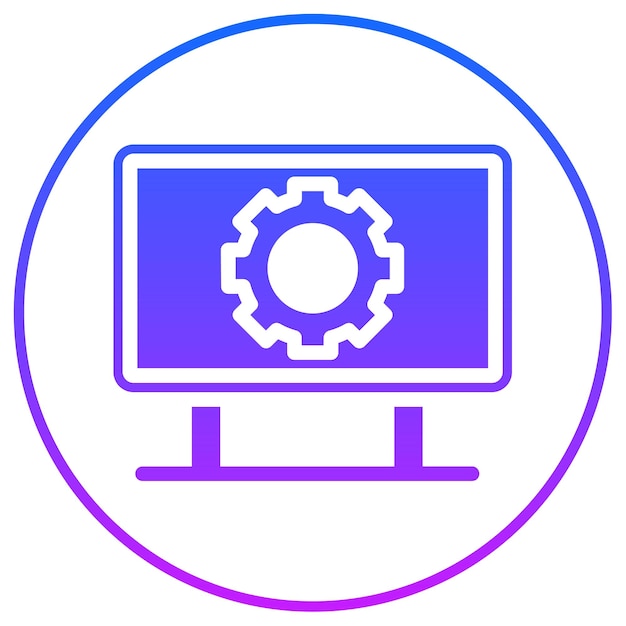 Iconos de ajustes de la computadora