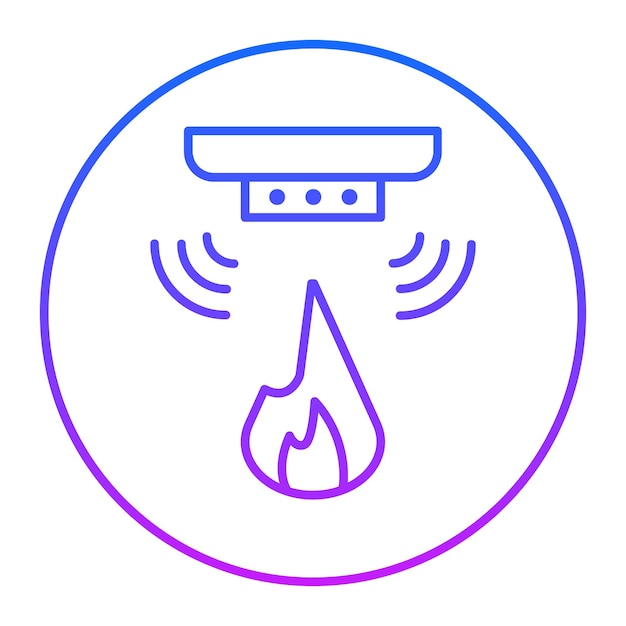 Iconos de alarma de incendio