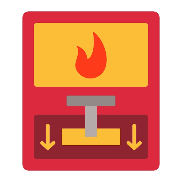 Iconos de alarma de incendio