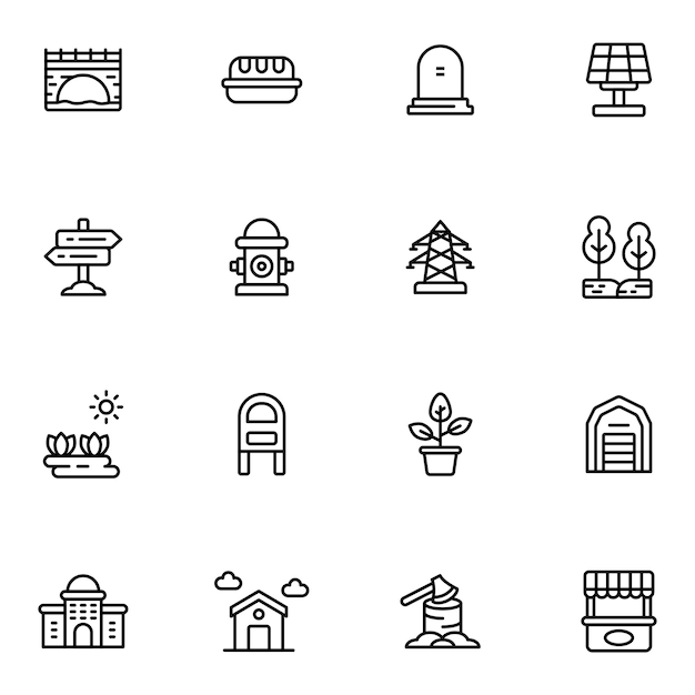 Iconos de la aldea