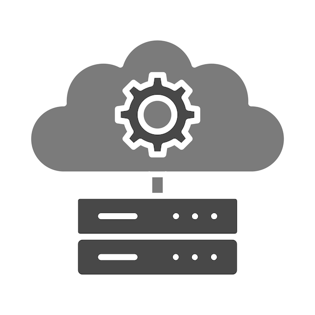 Iconos de almacenamiento en la nube
