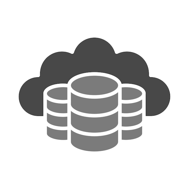 Iconos de almacenamiento en la nube